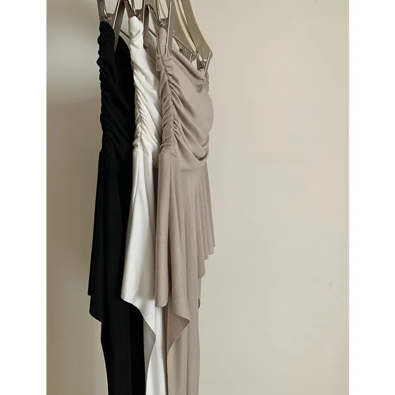 Женский облегающий топ-труба Gyaru Pure Desire нестандартный плиссированный топ в