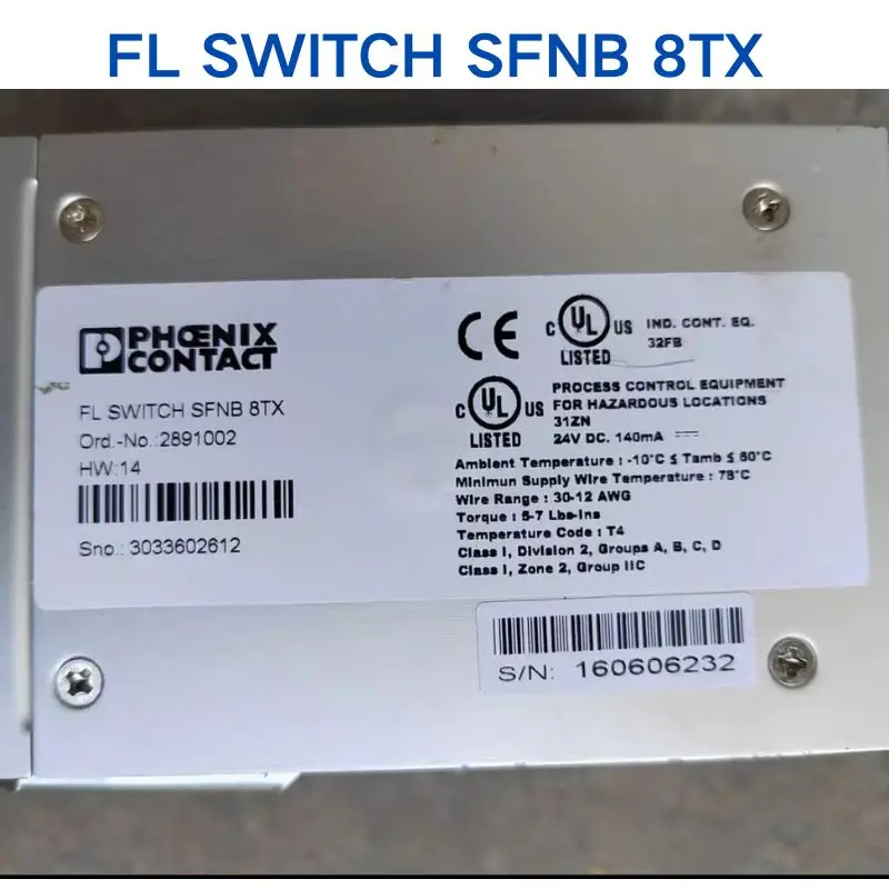 95% новый переключатель PHOENIX FL SWITCH SFNB 8TX 2891002