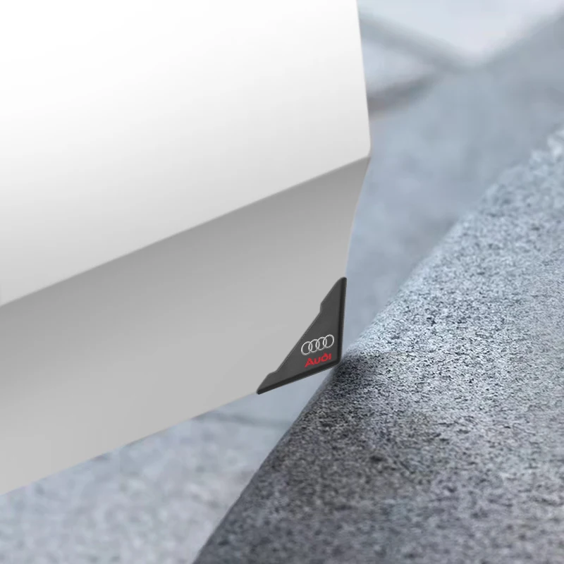 2 шт. защитная наклейка на угол двери автомобиля для Audi Sline quattro RS A1 A2 A3 A4 A5 A6 A7 A8 Q1 Q2 Q3