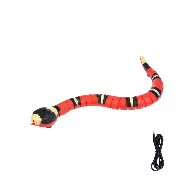 

Automatic Cat Toys Eletronic Snake Interactive Smart Sensing Snake Tease For Cats Dogs Pet Kitten Toys Pet Accessories