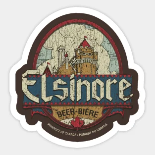 

5 шт. наклеек Elsinore с изображением пива, украшения для печати, мультяшный дом, гостиная, художественный декор, фон для автомобиля, багажа, окна,...