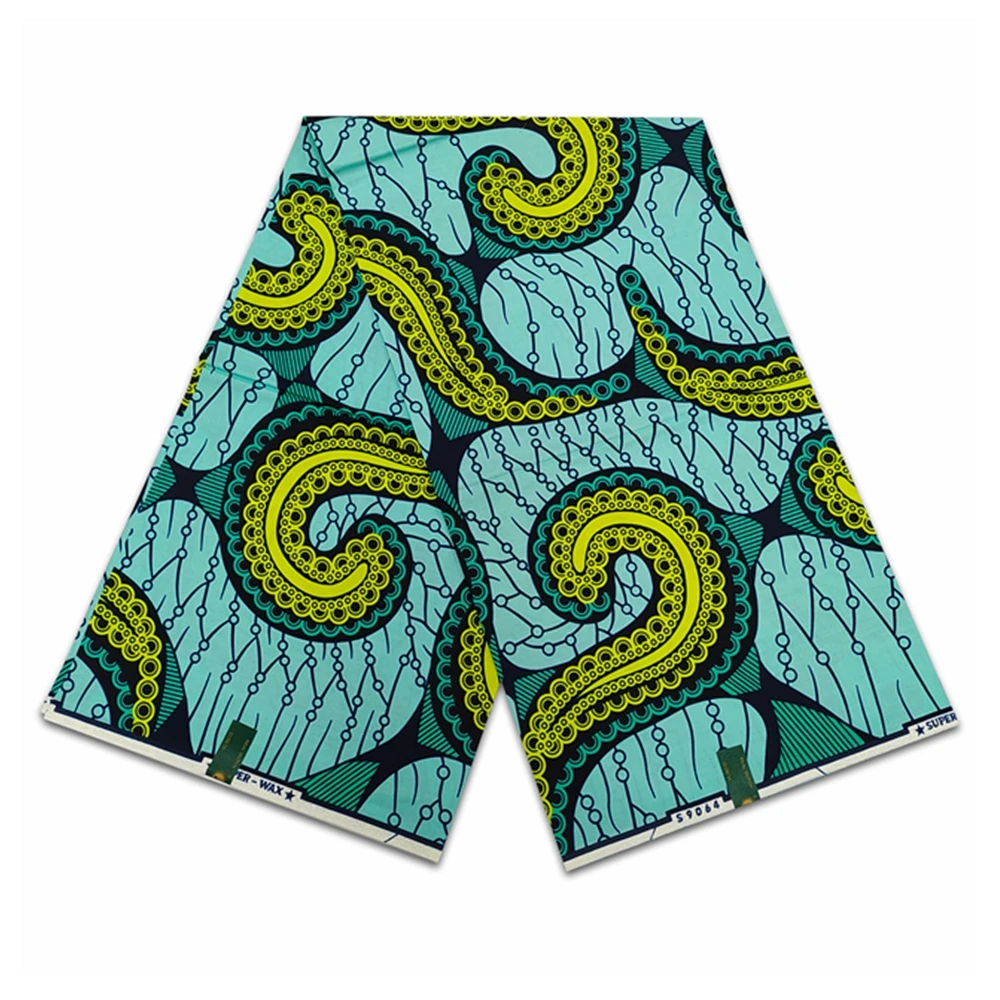 

Veritable Dutch Super-W Guaranteed Super Real Wax Print Fabric Hollandais Pagne Africa Dress 100% Cotton Wax Pagne Tissu VLS3589