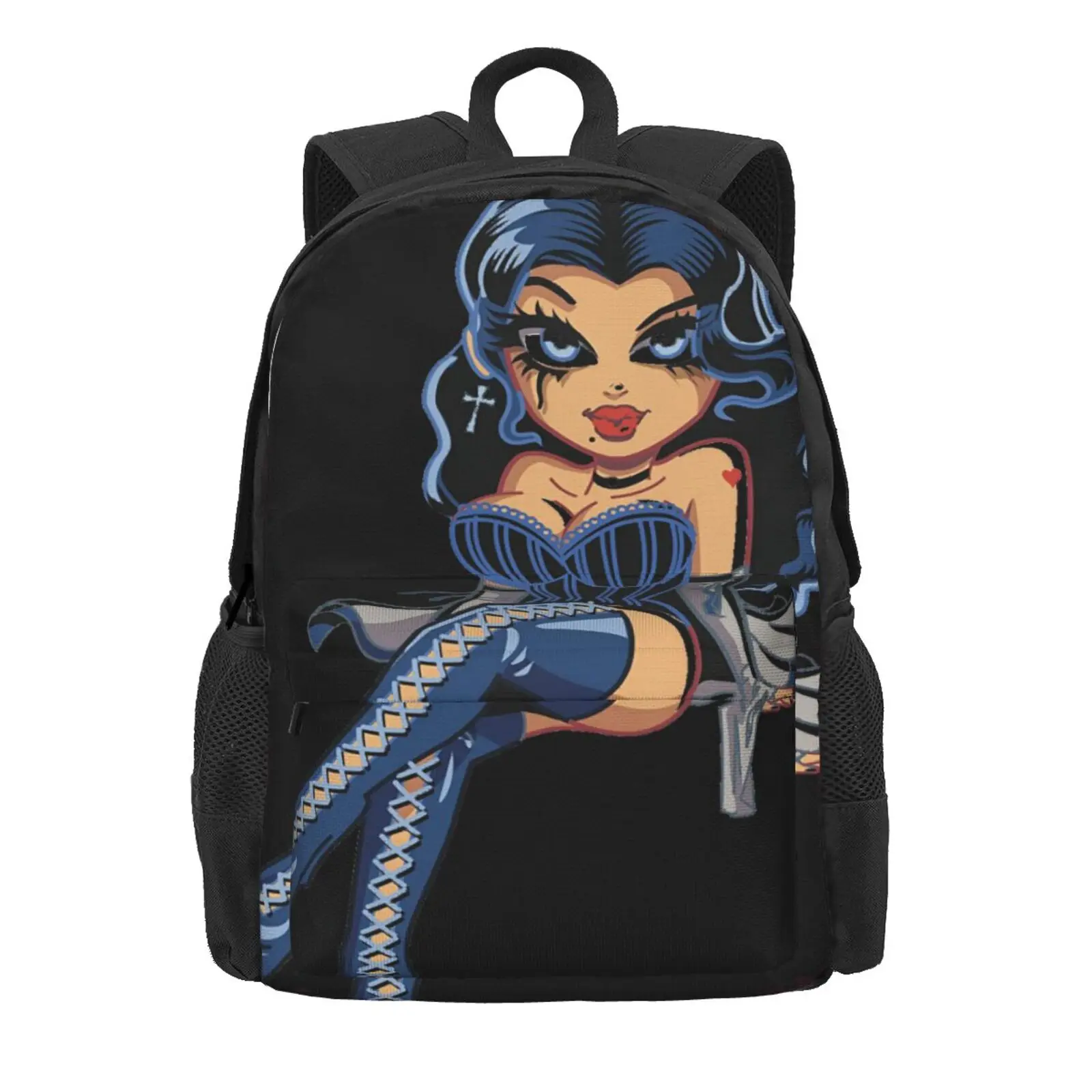 

Gothic Girl 3 school bags Tote Bag Bag For Men Bags School Backpack Women Men'S Bag School