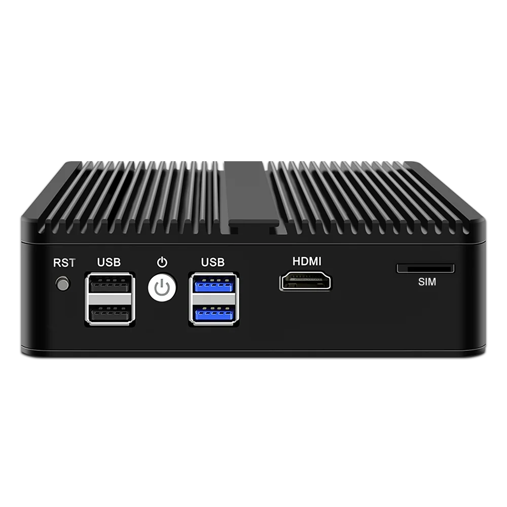 PfSense брандмауэр N5105 роутер 4x Intel i225-V B3 2 5G LAN 2xDDR4 NVMe промышленный безвентиляторный