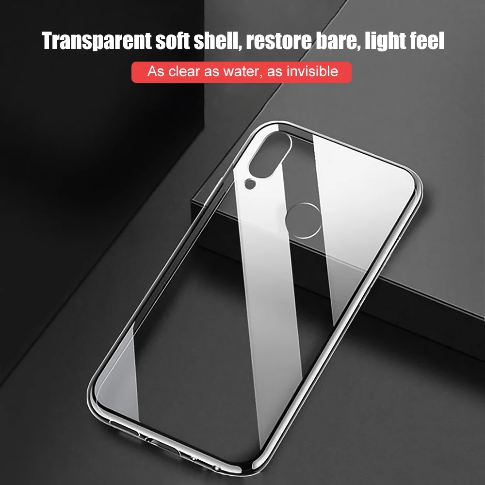 

Silicone Clear Cover for Huawei Mate 10 20 30 lite Pro Honor 8X 9i 10i 20 Y6 Y7 Prime 2019 Soft TPU Cases For Huawei P40 P30 Pro