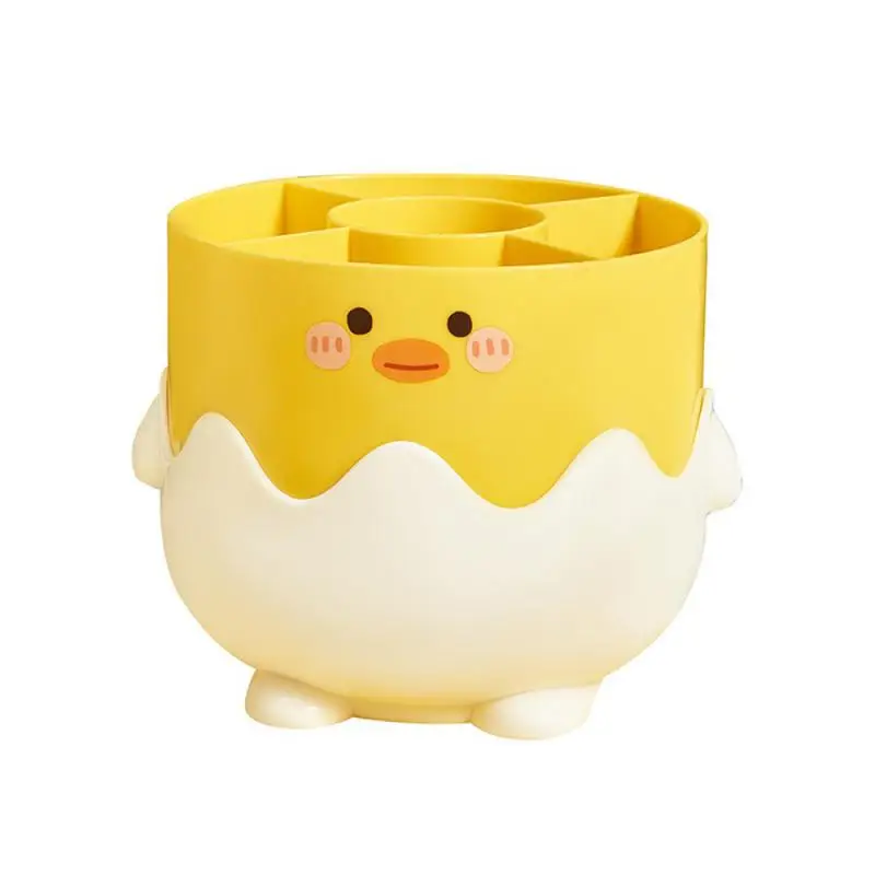 

Comfortable Fine Polishing Cartoon Pen Holder Saving Space Storage Holder Large Open Design Smooth Surface Dumpster Convenient