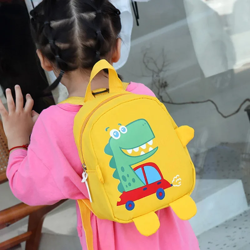 

Cute Dinosaur Backpack Cartoon Children School Bags Adjustable Boys Girls Baby Anti-lost Book Bags Kids Kindergarten Backpacks