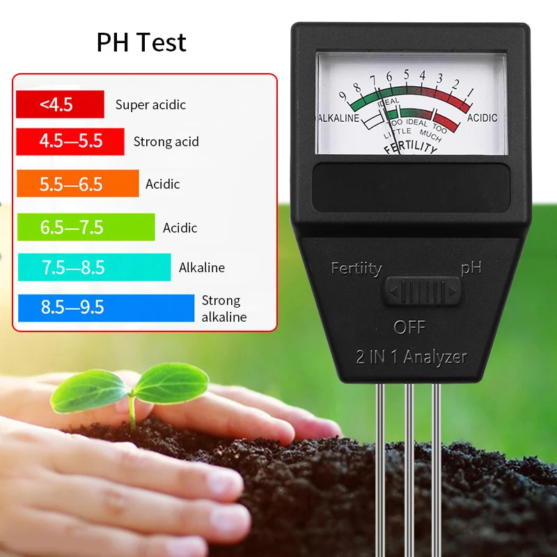 

Fertility 1 Acidity Meter Plant Soil 2 With Measure Tester Device For Meter 3 Garden Soil In Probes Fertile