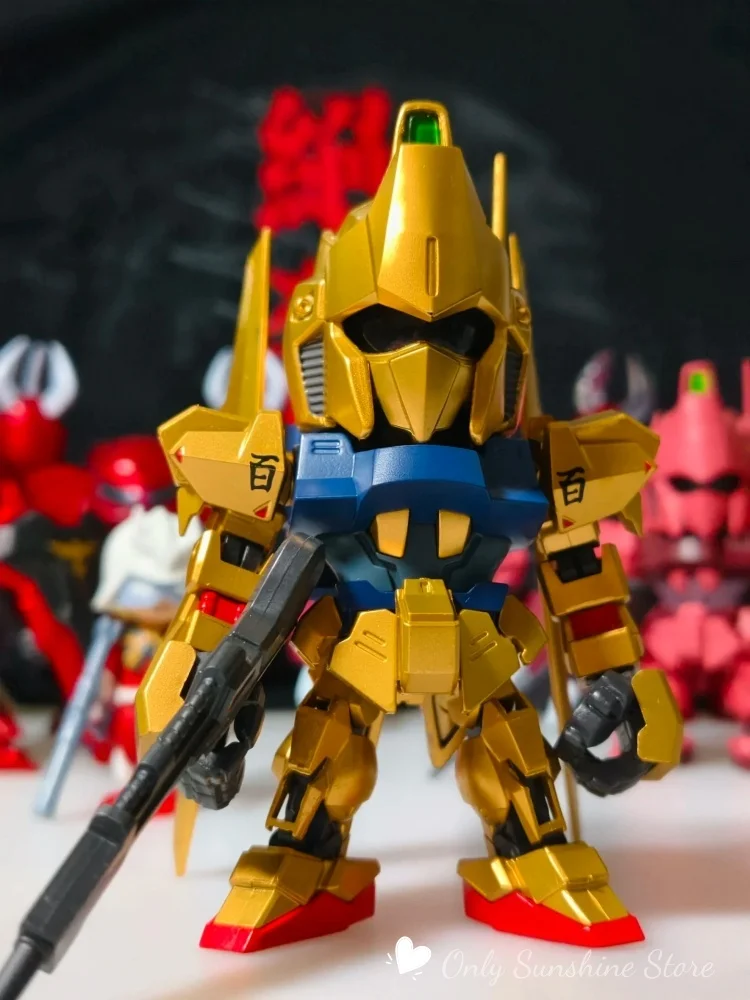 Фото Qmsv Mini Char Sazabi Gundam Ручная мобильная игрушка-воин Модная глухая коробка Анимационный орнамент Коллекционный подарок №3