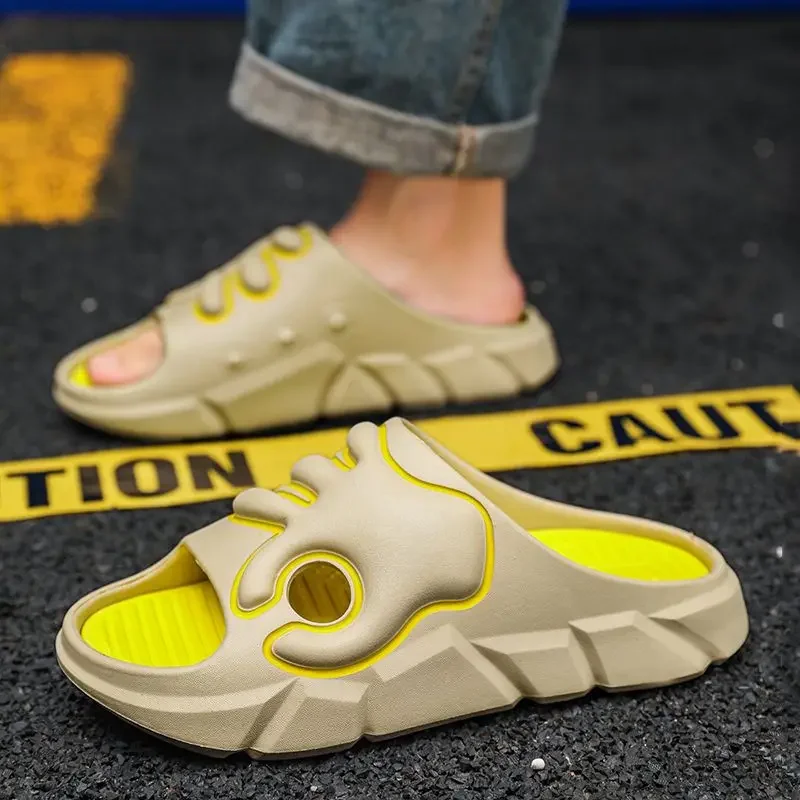 Мужские мягкие тапочки Eva мужская обувь на платформе Sabot сланцы Низкая цена