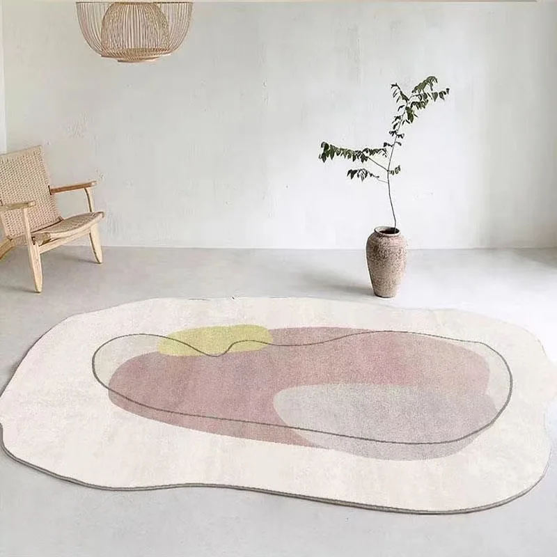 

Home Printed Carpet Irregular Carpet Living Room Coffee Table Blanket Abstract Light Luxury Bedroom Home Full Floor Carpet