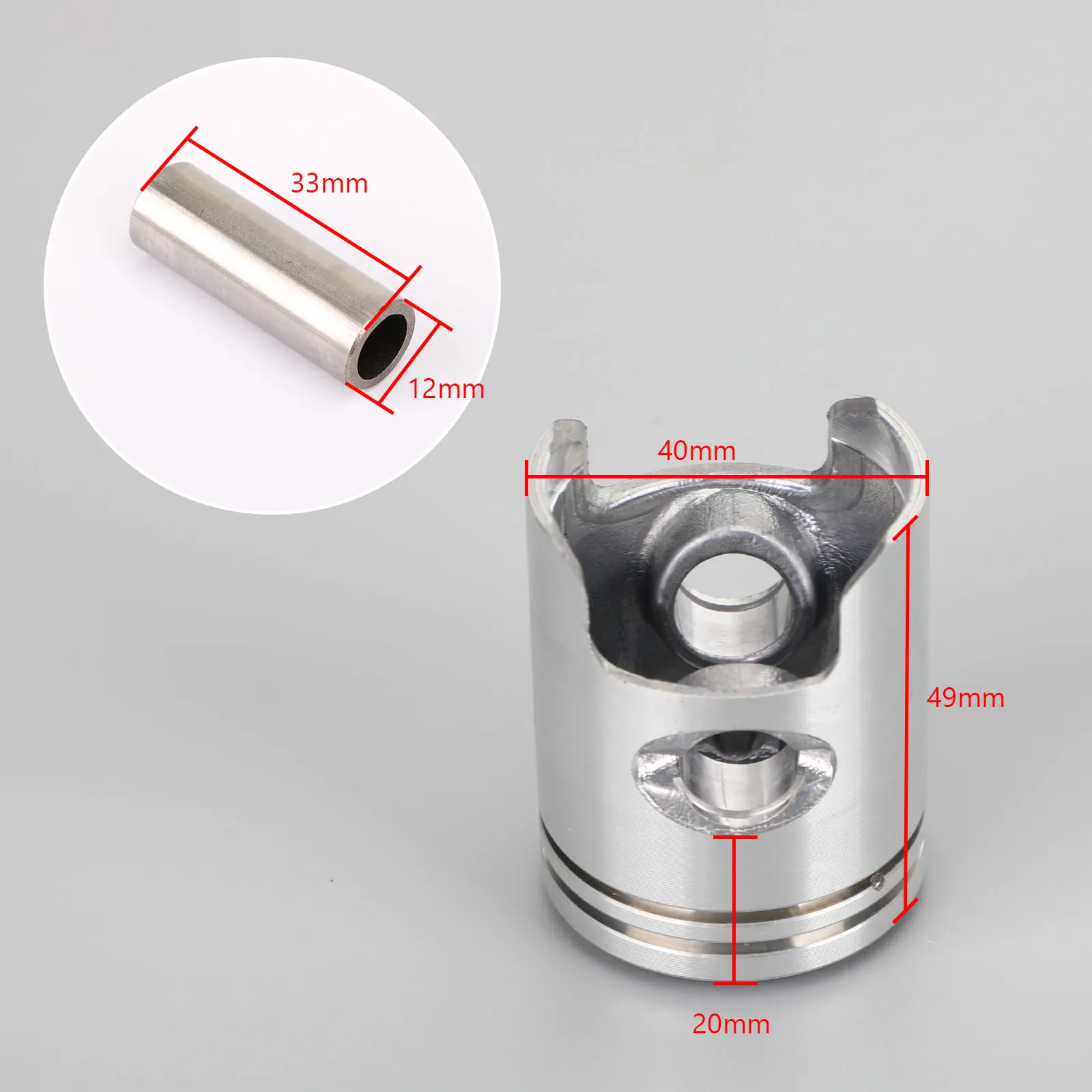 

Поршневой комплект Areyourshop, стандартное отверстие, подходит для Honda NH50 Lead тема ZX50 Live DIO 1995-2004 13110-GBL-010, запчасти для двигателя