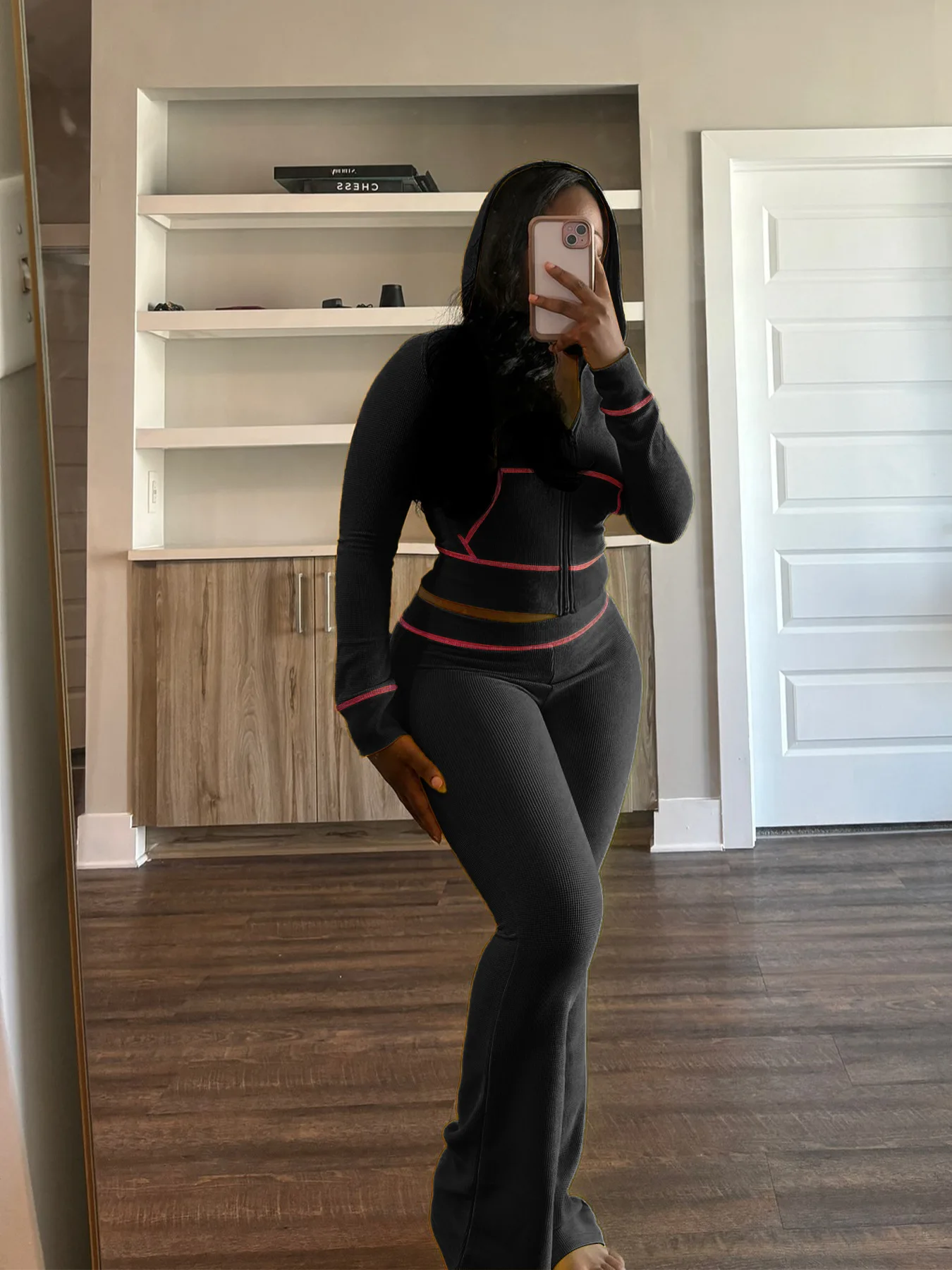 Женские спортивные костюмы для бега Y2K уличная одежда комплект из двух предметов