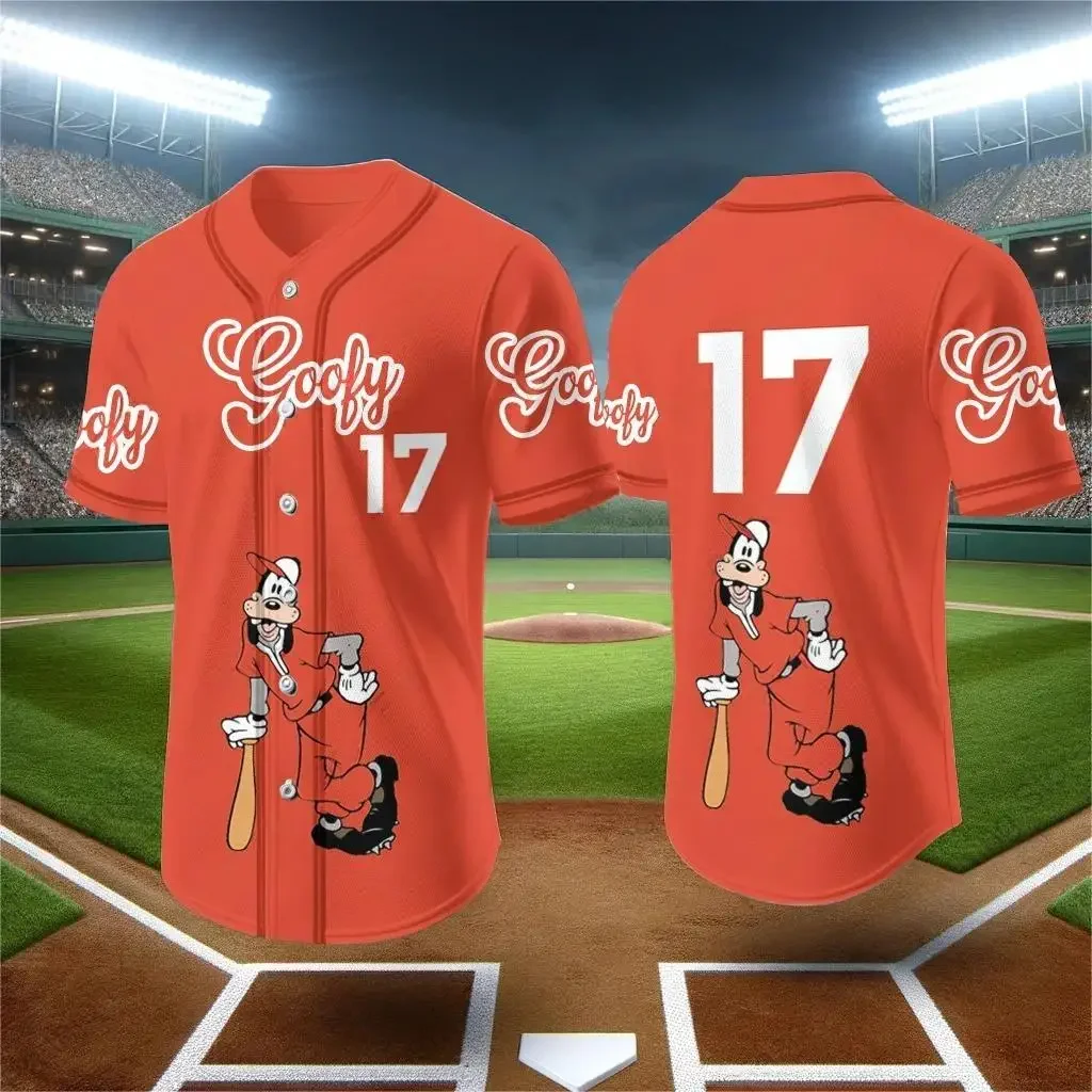 Miniso детская/взрослая футболка Гоофи из полиэстера