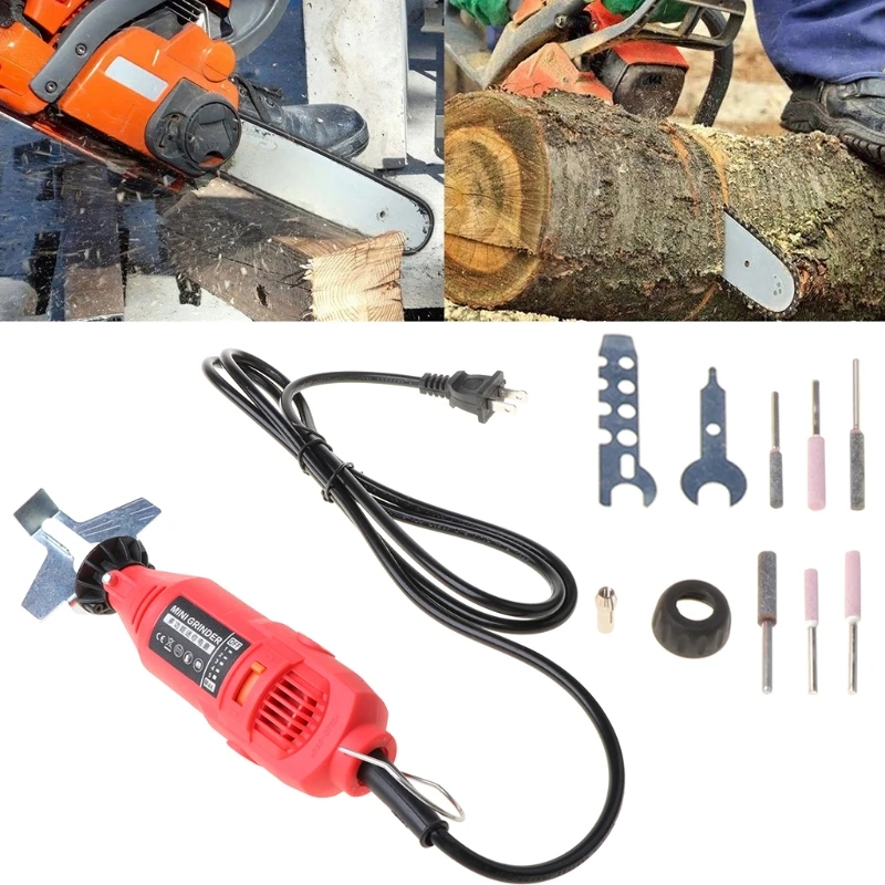 

Chainsaw Sharpener With Grinder Stones Chainsaw Chain Sharpening Jig Chain Sharpen Tool For Chain Saws Electric Saws