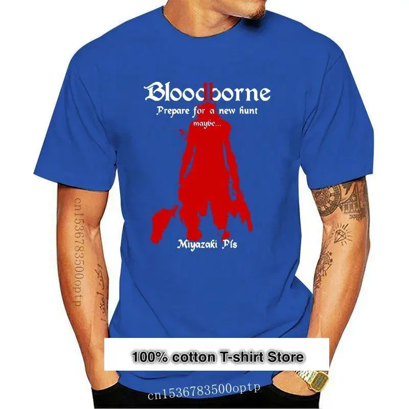 

Camiseta de Bloodborne para hombre, camisa clásica de manga corta con estampado de Bloodborne 2, 100 algodón, 4Xl, nueva