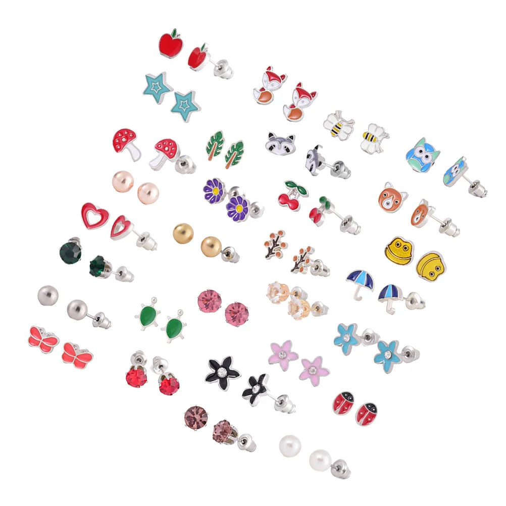 

Animal Earrings Female Daily Decor Accessories Stainless Steel Performance Cartoon Party Accessory Girls