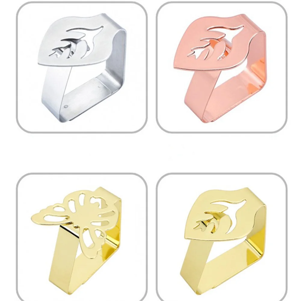 

Stainless Steel Tablecloth Clips Decorative Leaf Tablecloth Clamp Holder Table Cover Clamps For Picnic BBQ Wedding Decor