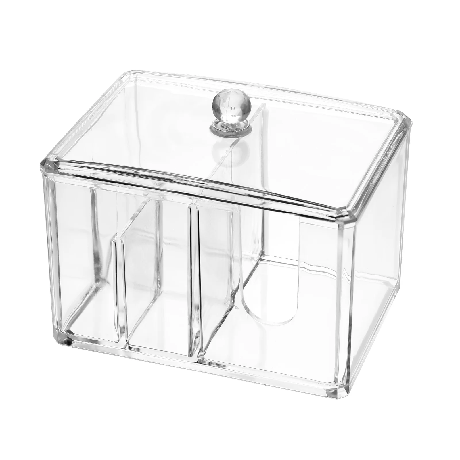 

Cotton Pads Organizer Swab Container Holder Makeup Dispenser Supplies Swabs