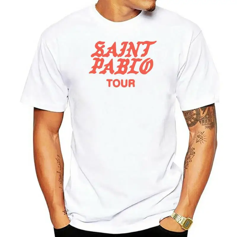 

new SAINT PABLO TOUR MERCH RED GENERAL ADMISSION TEE T SHIRT Size M-2XL