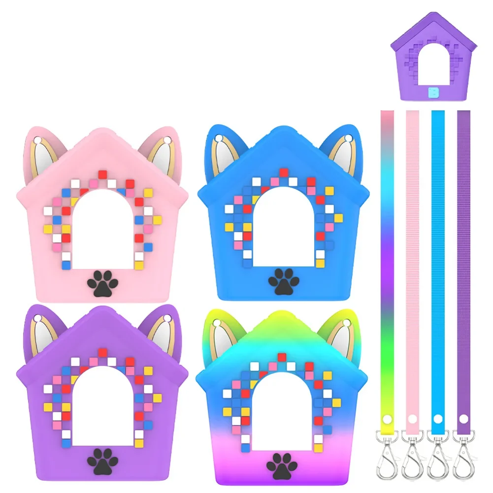 Силиконовый чехол для Bitzee Doghouse, 1 шт., легкий, удобный, с ремешком, противоударный, пылезащитный, запасные части для игровых устройств (art.: 3920d8a47a88d) - 3920d8a47a88d