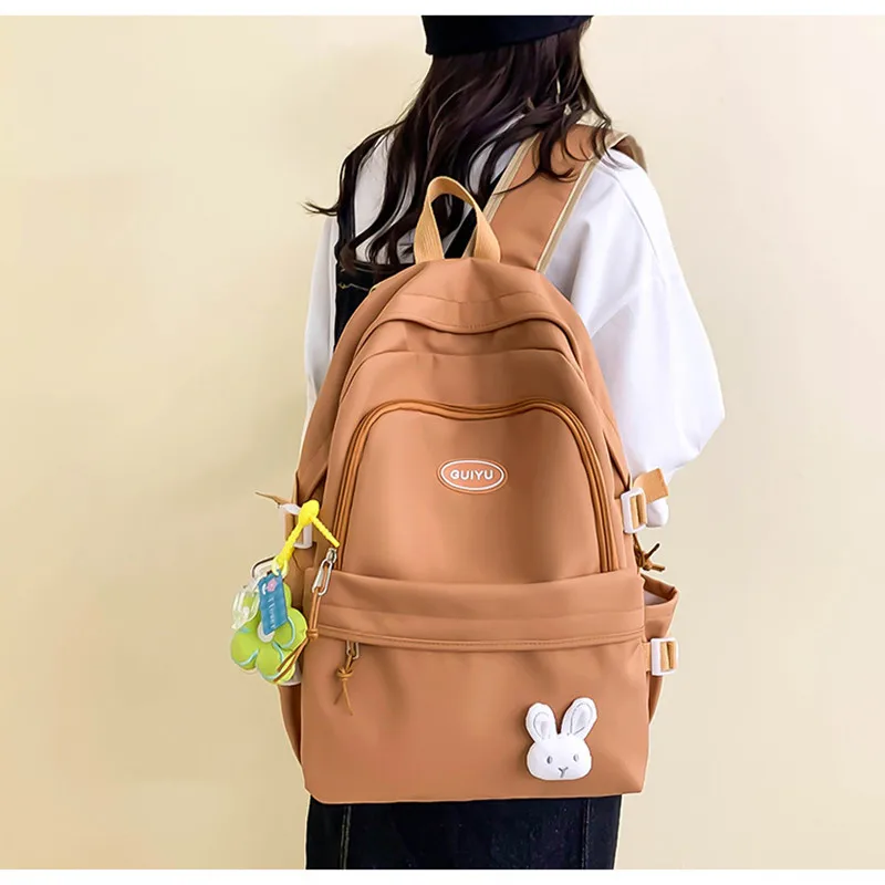 OKKID school bags for teenage girls kids kawaii school backpack girl cute campus backpack female lightweight waterproof backpack
