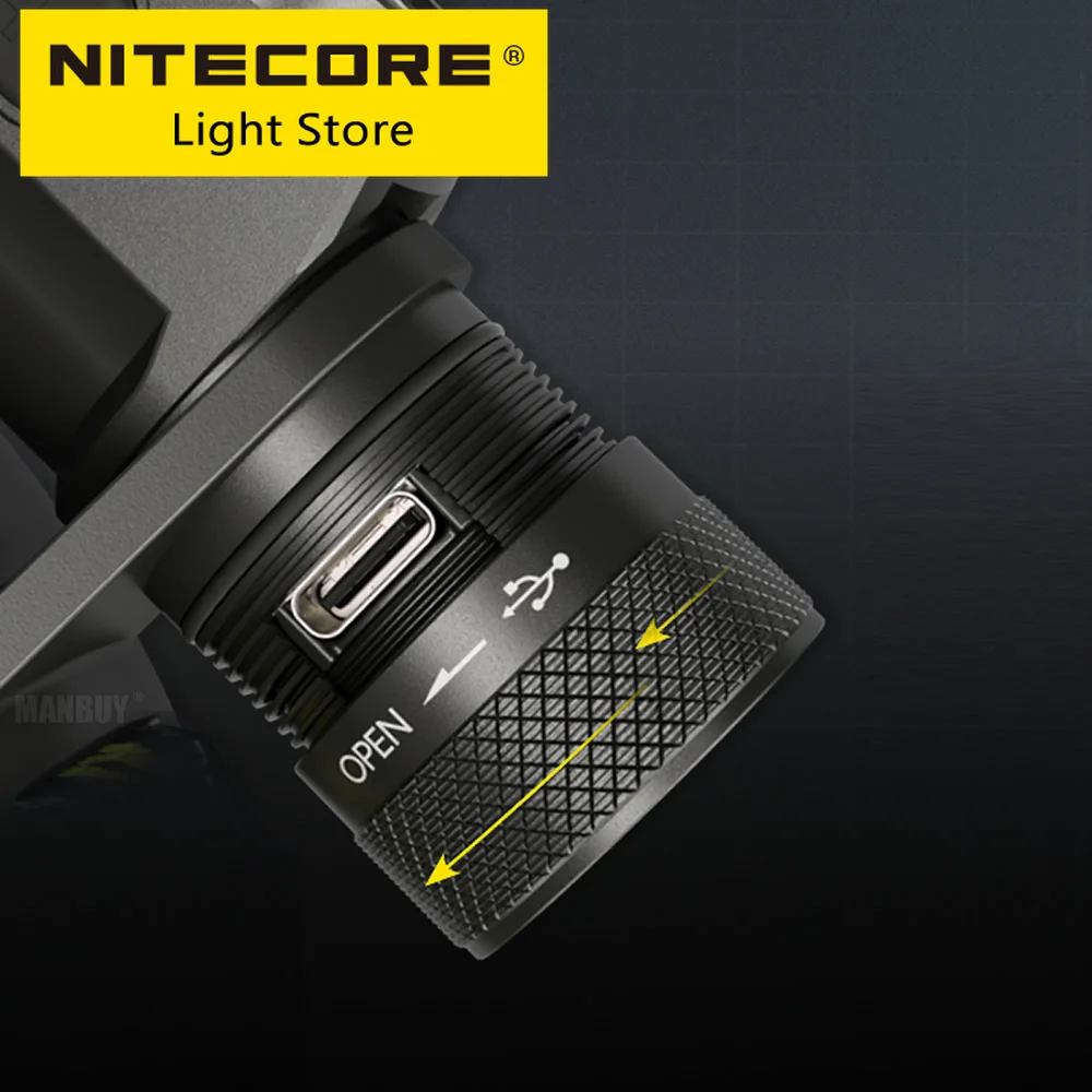 Налобный фонарь E-focus NITECORE HC68M 2000LM 2xleds NL1835HP 3500mAh