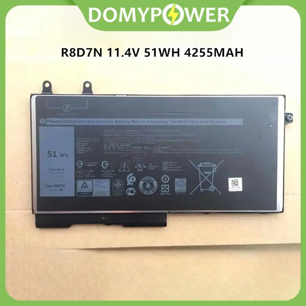 

R8D7N Laptop Battery for Dell Precision 3540 3541 3550 3551 Latitude 5400 5500 5510 5501 5401 Inspiron 7590 7591 7791 51Wh