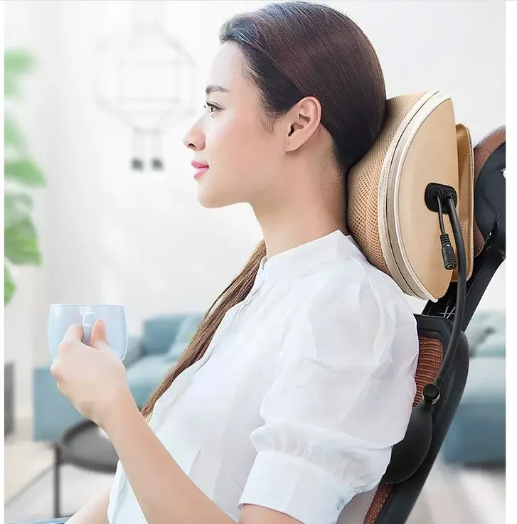 

Cervical vertebrate massager Neck waist shoulder back massage pillow Home massage pad Multifunctional massage cushion