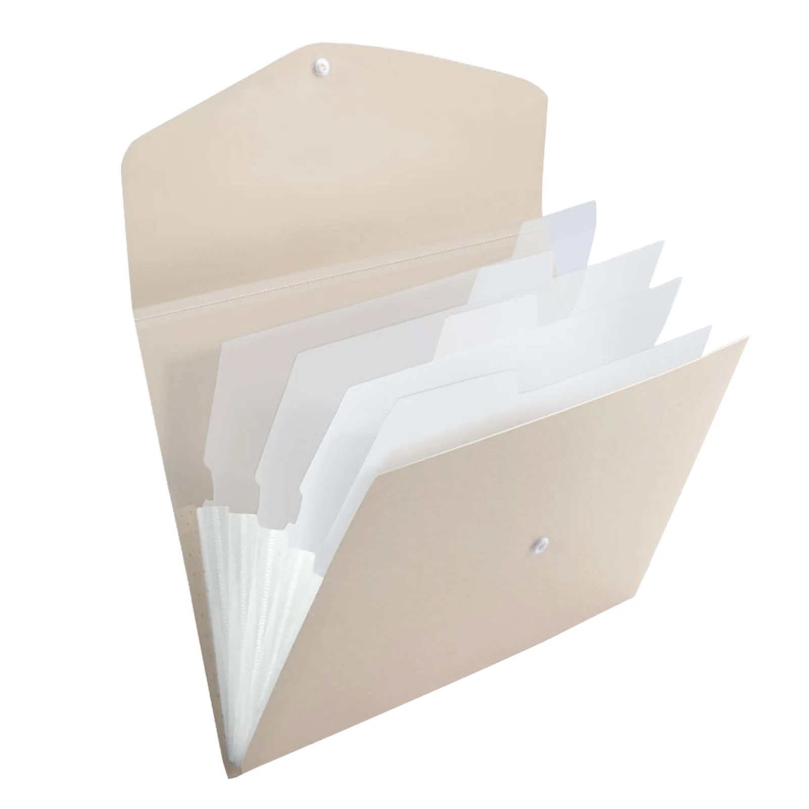

With Handle Expanding File Folder A4 Size Solid Stationery Home Anti Lost Portable Waterproof School Multi Pockets Accordion