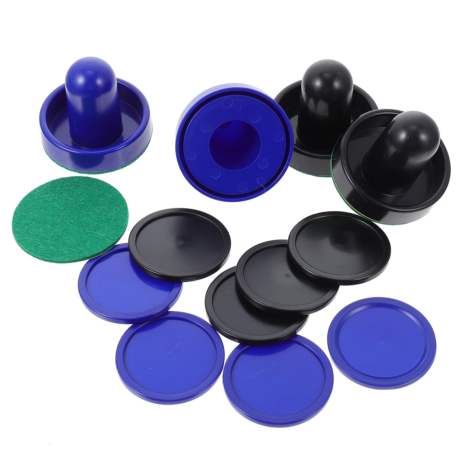

2 Sets Air Hockey Pucks Pushers Air Hockey Replacement Accessories for Game
