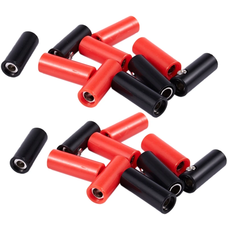

20 Pcs Speaker 4Mm Banana Jack Female Socket Bullet Connector Adapter