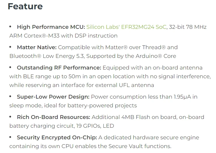 102010692 XIAO MG24, комплект из 3 шт. - ознакомительные модули Silicon Labs EFR32MG24 (art.: 3920db780ddea) - 3920db780ddea