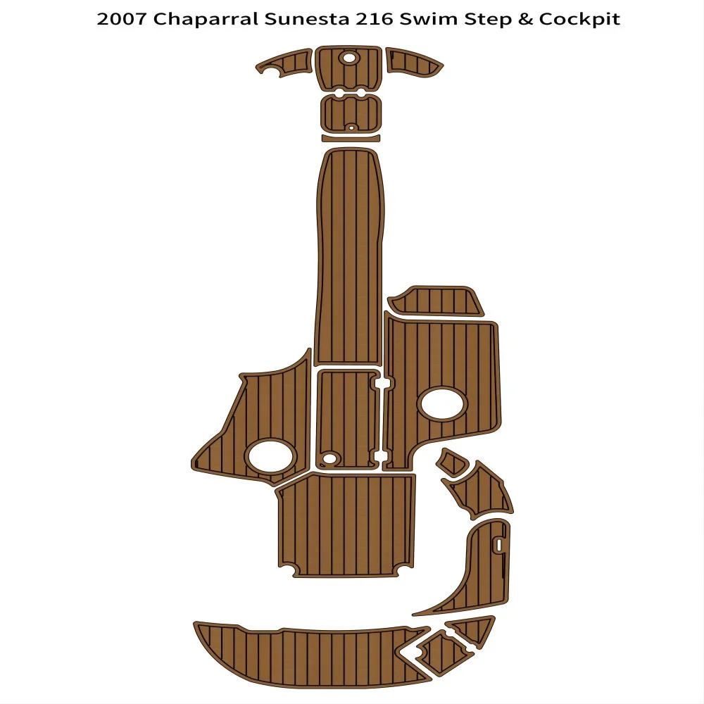 2007 Chaparral Sunesta 216 Плавательная платформа Кокпита Лодка Напольный коврик из пены EVA