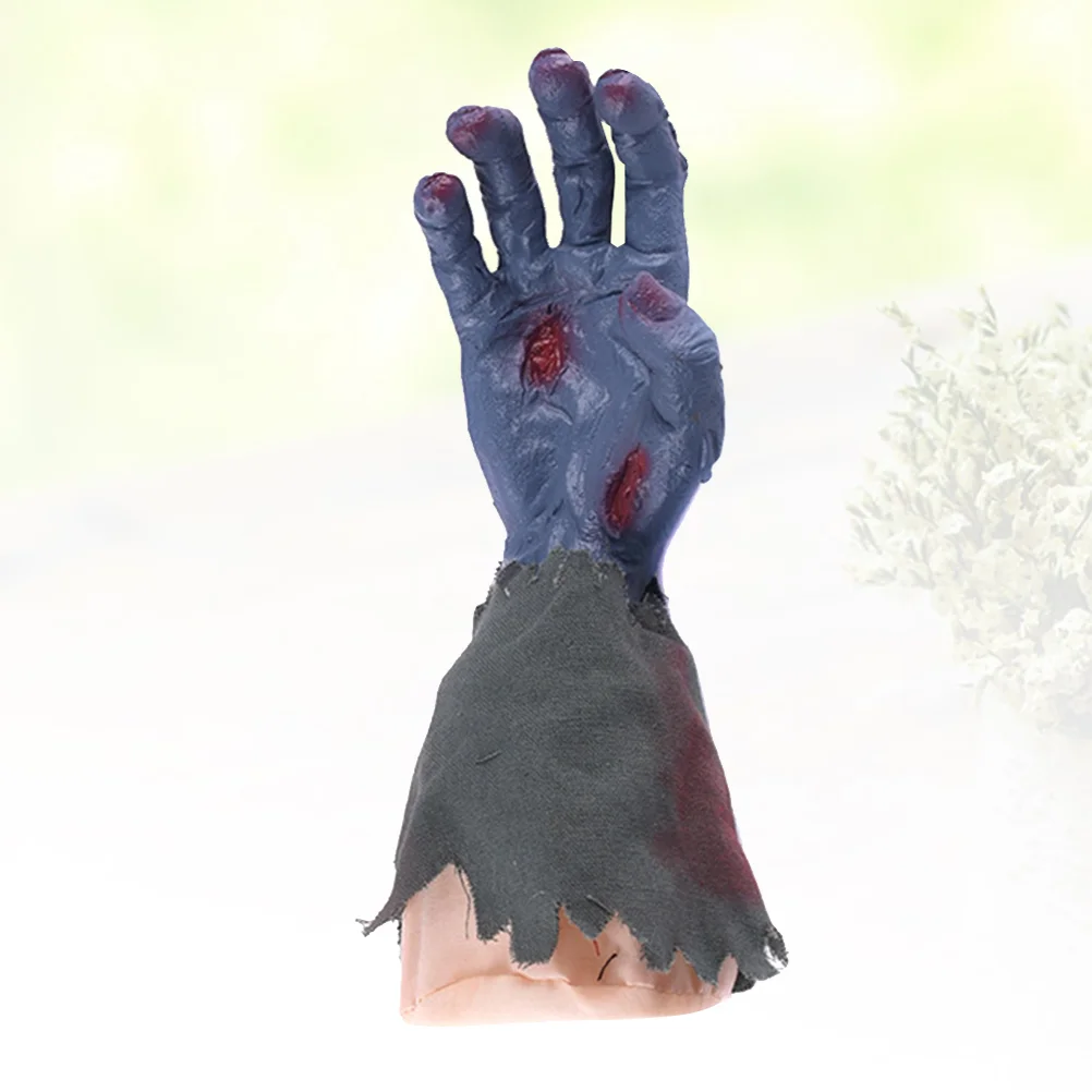 

Halloween Decorative Props Walking Ghost Hand Shape Toy No Included(Grey)