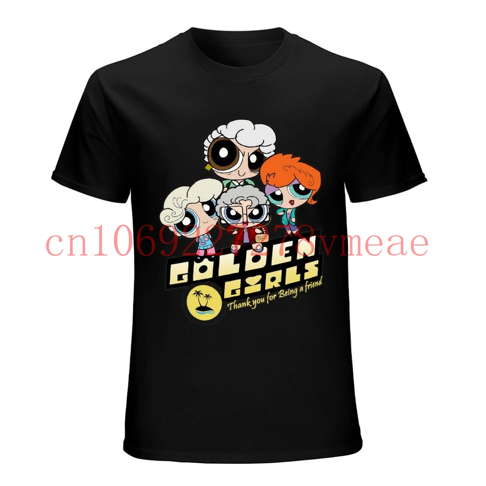 Мужская женская футболка Golden Powerpuff Girls Dorothy Rose Blanch Sophia