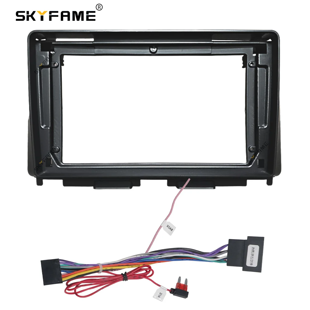 Фото Адаптер-рамка SKYFAME для автомагнитолы Android, установочный комплект для Lada Iskra №3
