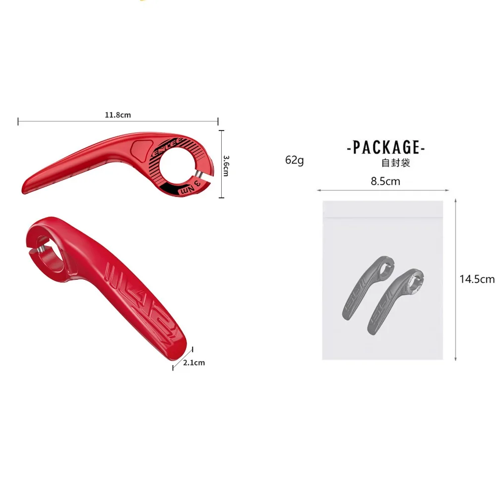 1 пара регулируемых наконечников для езды разноцветный пластиковый руль горного