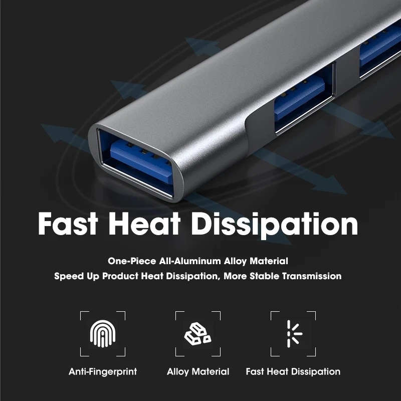 USB-концентратор на 4/3 порта USB 3 0 USB-разветвитель OTG для ноутбуков Lenovo HUAWEI Xiaomi Macbook Air