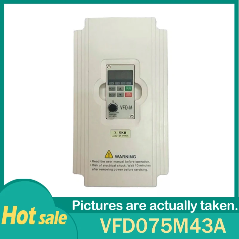 100% рабочий VFD075M43A 380 кВт 460 В-240 В