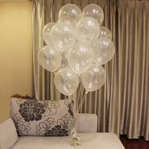5/10/12/18/36 Inch Thick Clear Latex Balloons Transparent Ballon Romantic Wedding Party Birthday Dec