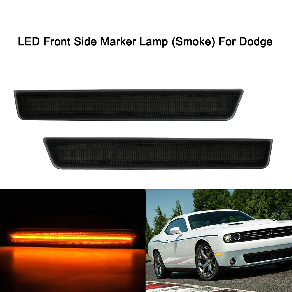 

1 пара, передний желтый фонарь для Dodge Challenger 2015-2020