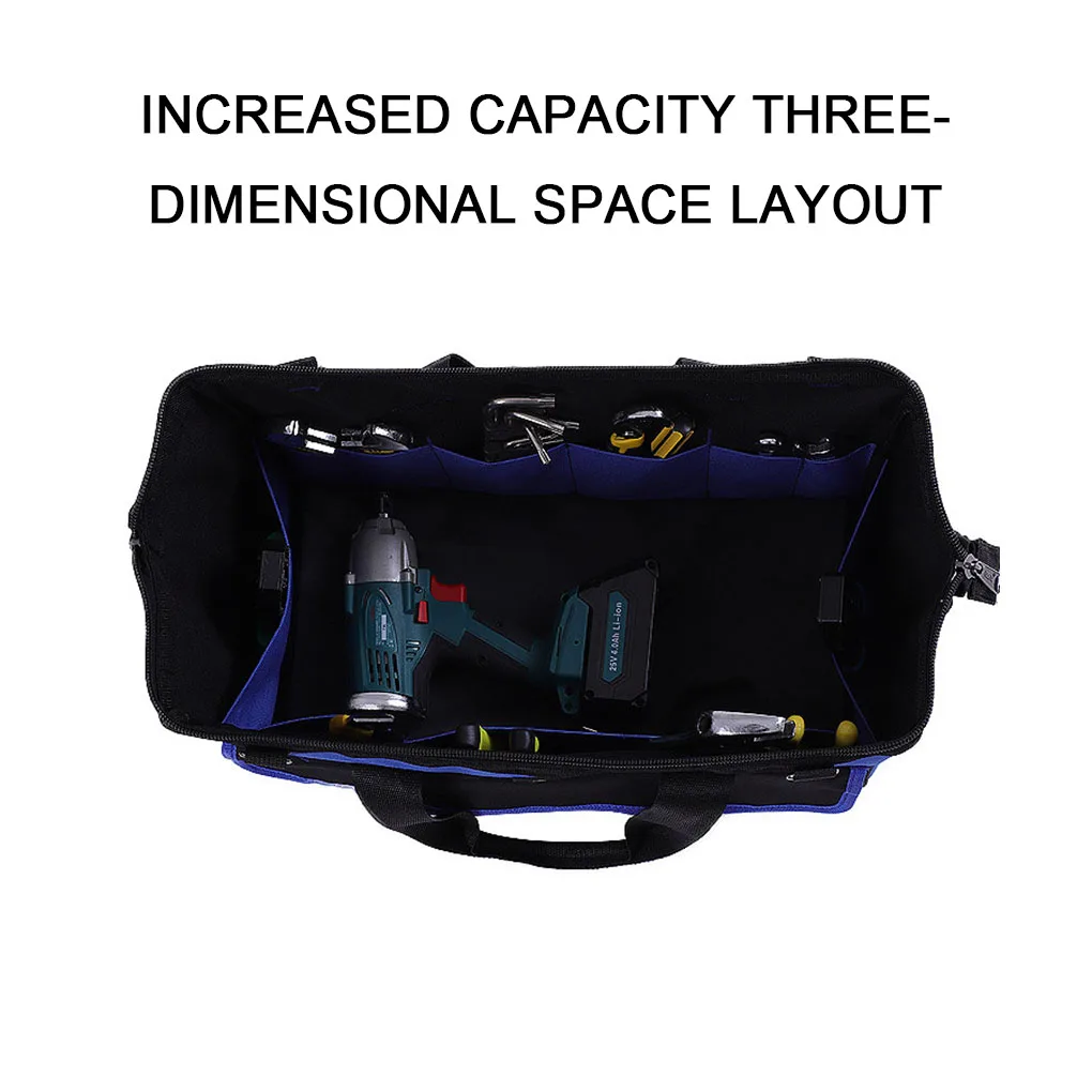 

Gadget Pack Canvas Strap Belt Electrician Purse Large Capacity Storage Case Scratch Resistance Organizing Supplies Tool Bag