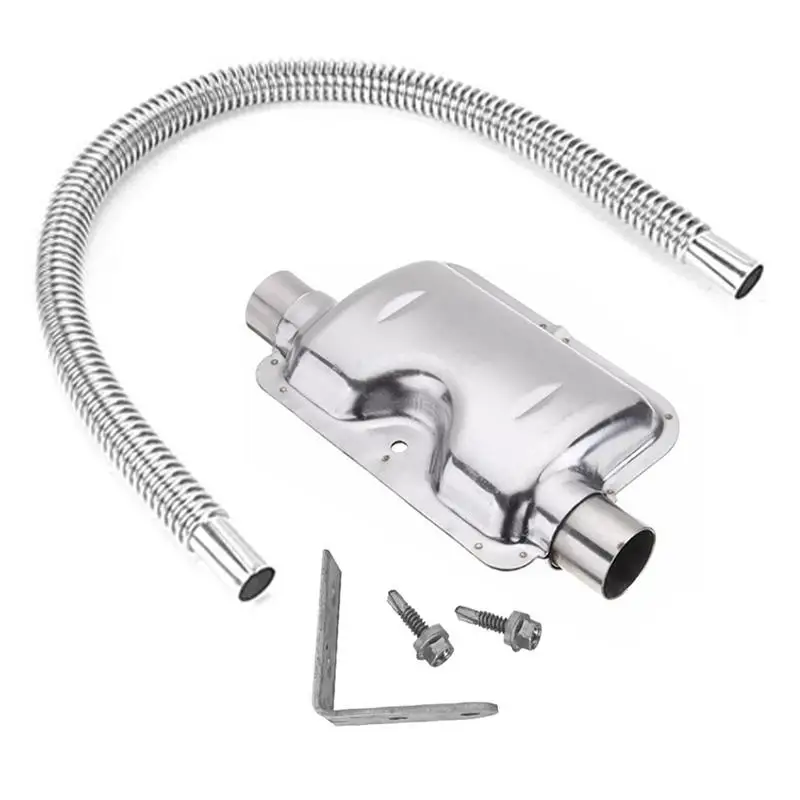 

Air Diesel Heater Accessories Exhaust Muffler Silencer Portable Stainless Steel Parking Pipe Heater For Eberspacher