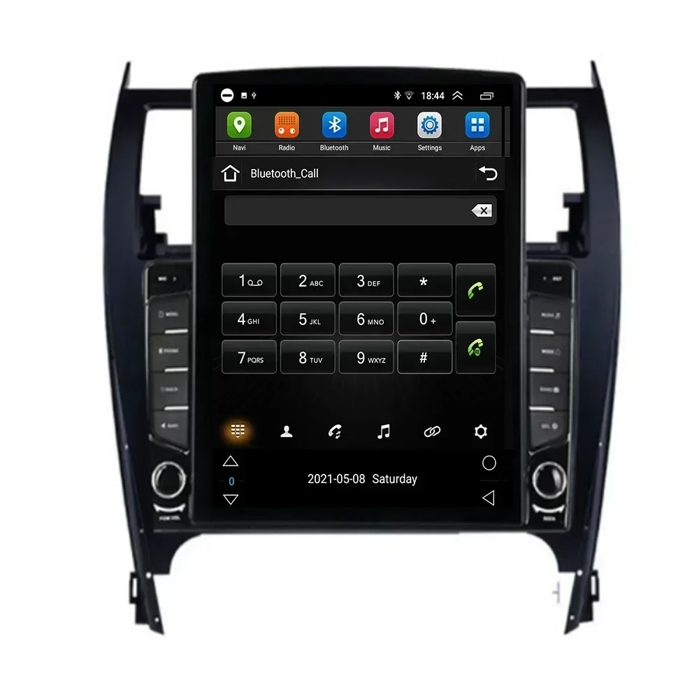 Для Tesla Style 2Din Android 13 Автомобильное радио для TOYOTA CAMRY 2012-2014 Мультимедийный