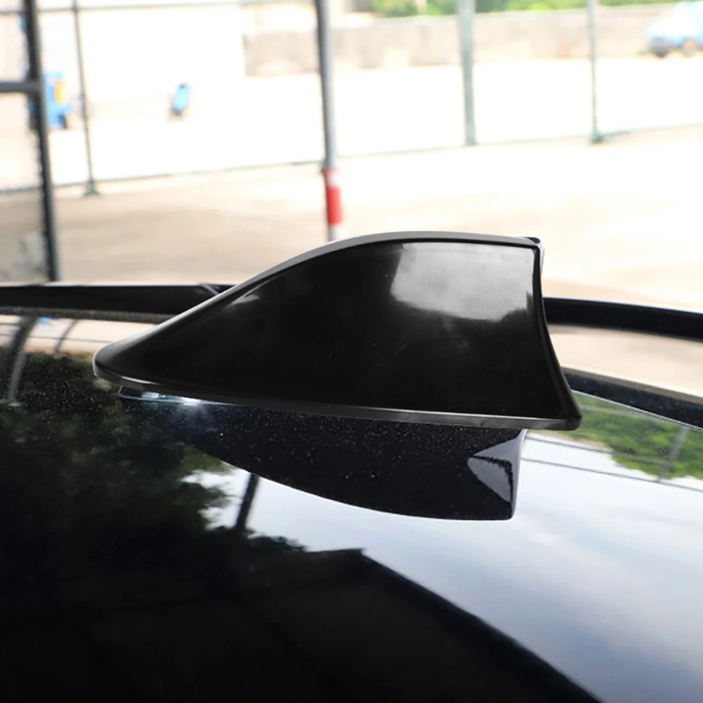 

1PC Fin Roof Antenna Cover For Hyundai Sonata-Elantra Ebony 2015-2019 ABS Black/White Exterior Car Antennas Accessories