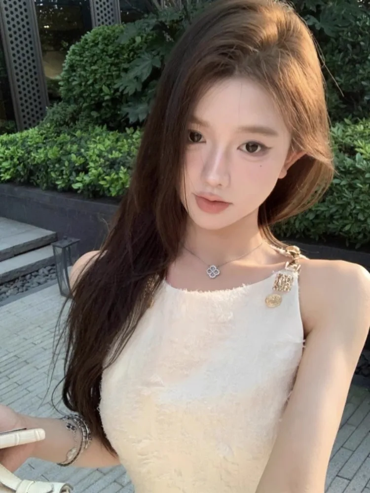 Платье Ezgaga женское без рукавов элегантное модное мини-платье с цветами яркое