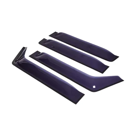 4 шт. ABS затемняющие дымчатые защитные ограждения для бровей, канальный комплект отделки оконного вентиляционного козырька для внедорожника Hummer H2 H3 2005-2009