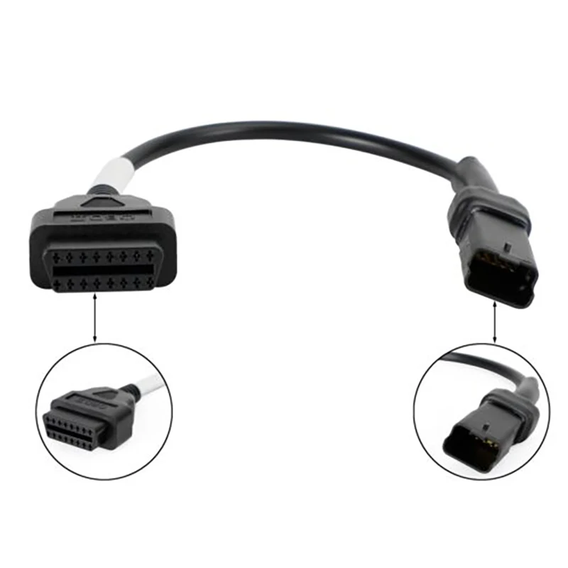 4-контактный разъем диагностического адаптера OBD2 для DUCATI Panigale