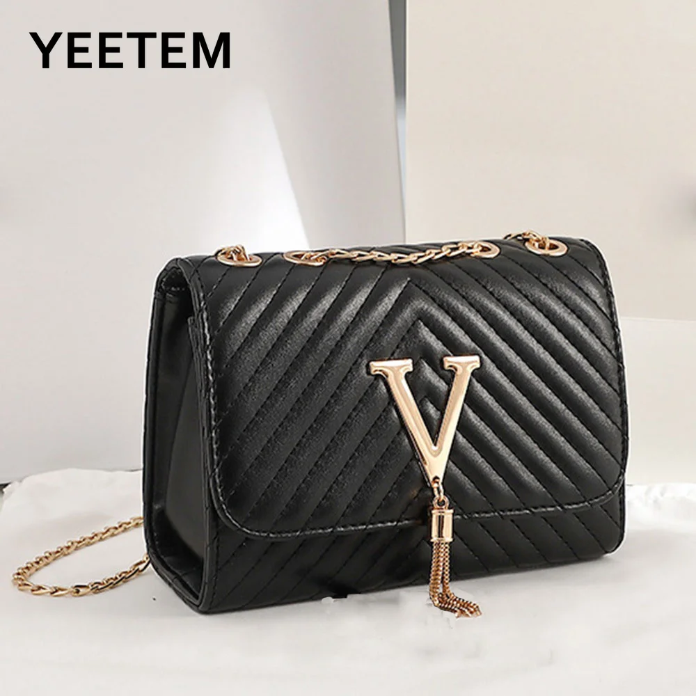 

Tassel Shoulder Bag Trendy Handbags Designer Luxury Ladies Shoulder Small Underarm Crossbody Female Messenger Inclined Bag